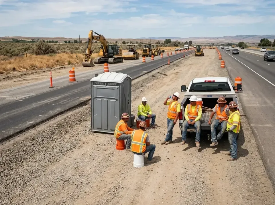 highway-road-construction-crew-007 — frequently asked questions, Porta Potty and Restroom Rentals in The Pinehills, MA